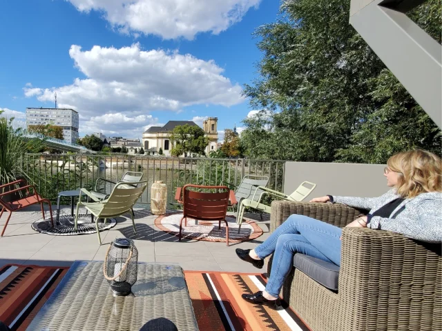 Terrasse du restaurant Arsène et Clara